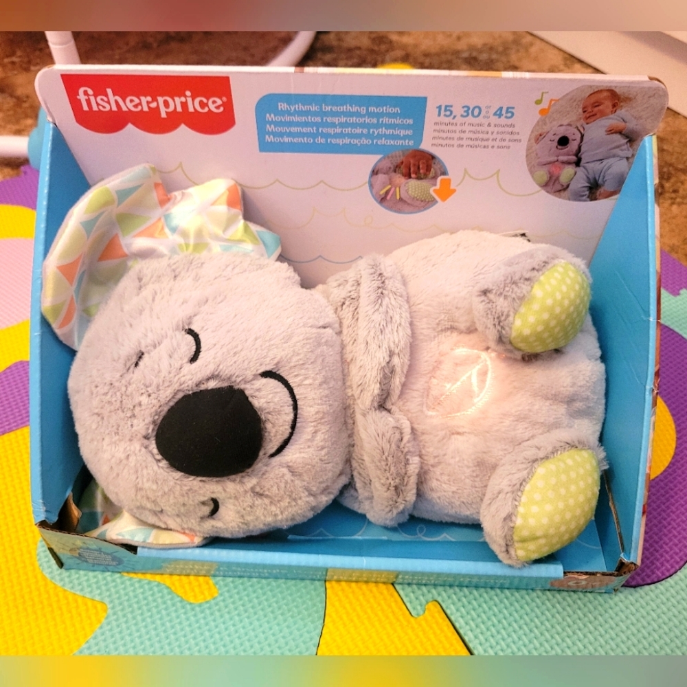 Fisher-Price Sound Machine Soothe 'n Snuggle Koala Plush Baby Toy with Rhythmic